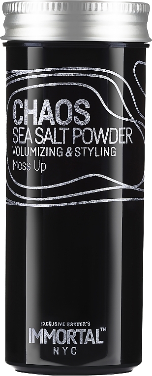 Pulverwachs für Haarvolumen und Styling - Immortal Nyc Chaos Sea Salt Powder — Bild N1