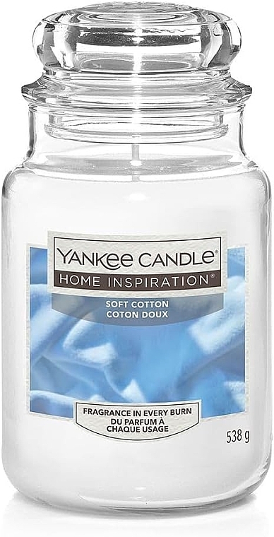 Duftkerze im Glas - Yankee Candle Home Inspiration Soft Cotton — Bild N2