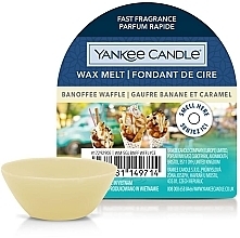 Düfte, Parfümerie und Kosmetik Aromatisches Wachs - Yankee Candle Wax Melt Banoffee Waffle