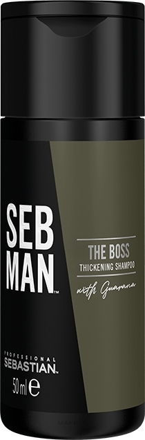 Volumen-Shampoo für dünnes Haar - Sebastian Professional Seb Man The Boss Thickening Shampoo — Bild 50 ml