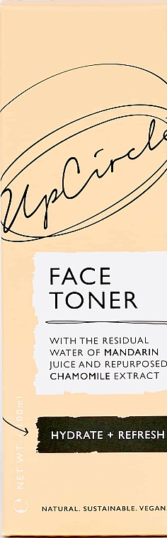 Feuchtigkeitsspendendes Gesichtstonikum mit Mandarinewasser- und Kamillenextrakt - UpCircle Face Toner — Bild N1