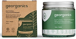 Aufhellendes natürliches Zahnpulver mit Teebaumöl - Georganics Tea Tree Natural Toothpowder — Bild N2