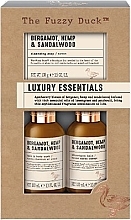 Set (Shampoo und Duschgel 100ml + After Shave-Balsam 100ml + Seife 100g) - Baylis & Harding The Fuzzy Duck Bergamot Hemp & Sandalwood Men's Luxury Essentials Gift Set — Bild N1