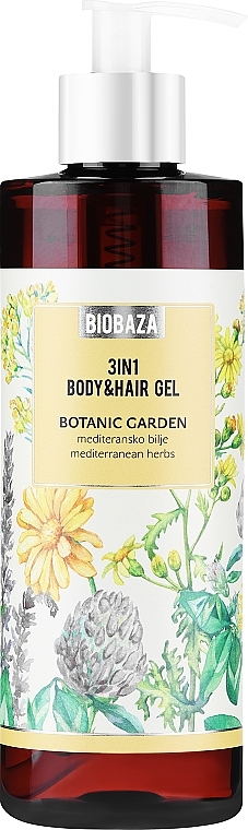 Körper- und Haargel Botanischer Garten - Biobaza Botanic Garden Body & Hair Gel — Bild N1