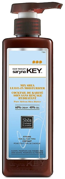 Feuchtigkeitsspendende Leave-in Haarcreme  - Saryna Key Mixed Shea Leave-in Moisturizer  — Bild N1