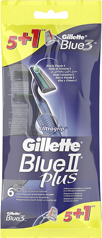 Einwegrasierer 6 St. - Gillette Blue 2 Plus