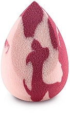 Schminkschwamm mittel, schräg, burgunderrot - Boho Beauty Bohoblender Pinky Berry Medium Cut — Bild N2