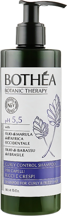 Glättendes Shampoo für lockiges Haar - Bothea Botanic Therapy Curly Control Shampoo pH 5.5 — Bild N1