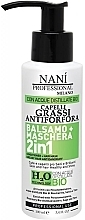 Düfte, Parfümerie und Kosmetik Pflegende Maske gegen Schuppen - Nani Professional Milano Greasy Hair Antidandruff Conditioner + Hair Mask