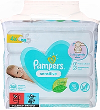 Düfte, Parfümerie und Kosmetik Feuchte Babytücher Sensitive 4x52 St. - Pampers