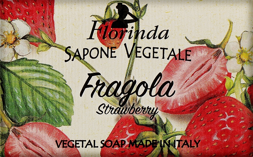 Naturseife Strawberry - Florinda Strawberry Natural Soap — Bild N1