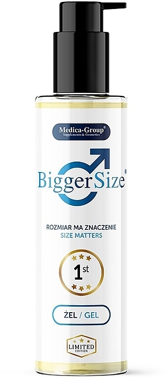 Intimgel für Penisvergrößerung - Medica-Group Bigger Size Gel — Bild N1