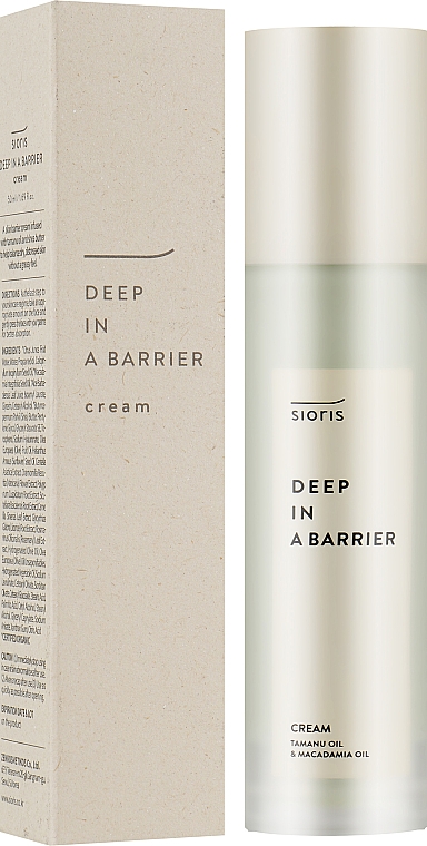 Gesichtscreme mit Tamanuöl und Sheabutter - Sioris Deep In A Barrier Cream — Bild N1