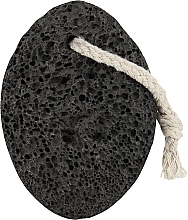 Bimsstein oval schwarz - Kalliston — Bild N4