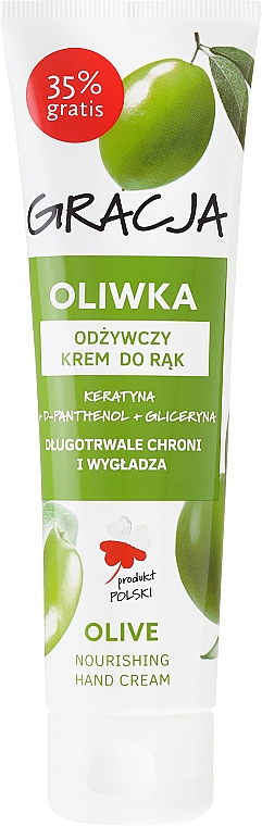 GESCHENK! Nährende Handcreme mit Olivenöl - Gracja Olive Hand Cream — Bild N1