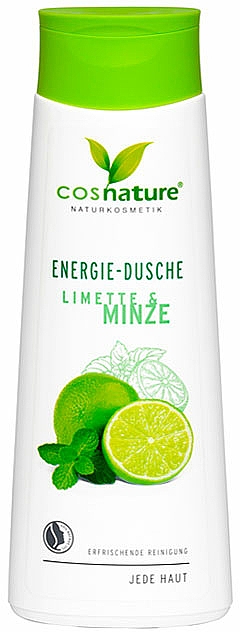 Erfrischendes Duschgel mit Minze und Limette - Cosnature Shower Gel Energy Mint & Lime — Bild N1