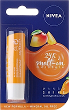 Düfte, Parfümerie und Kosmetik Pflegender Lippenbalsam "Mango Shine" - Nivea Mango Shine Lip Balm