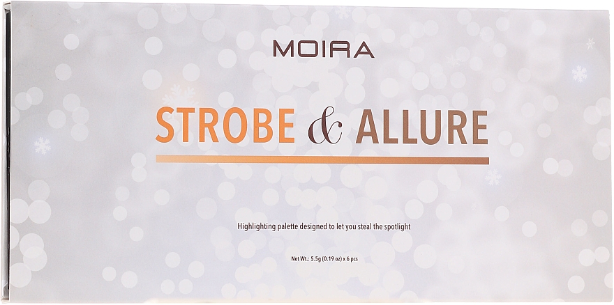 Highlighter-Palette für das Gesicht - Moira Strobe & Allure Highlighting Palette — Bild N2