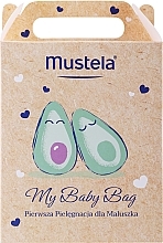 Düfte, Parfümerie und Kosmetik Set - Mustela My Baby Bag (sh/gel/200ml + wipes/20pcs + cr/50ml + f/cr/40ml)