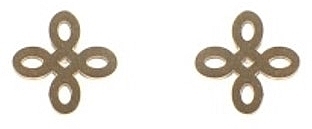 Ohrringe für Frauen Chinesischer Knoten golden - Lolita Accessories — Bild N1