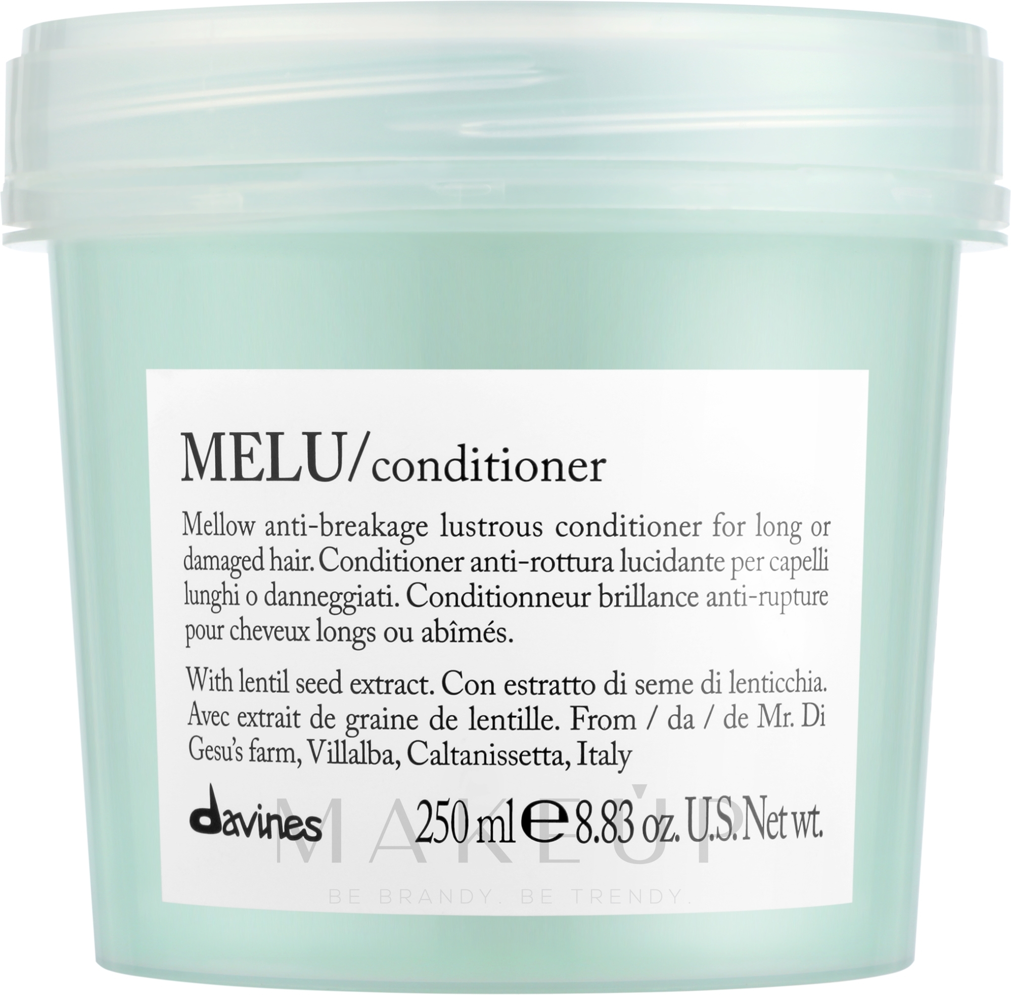 Haarspülung mit Linsensamenextrakt - Davines Essential Haircare Melu Conditioner — Bild 250 ml