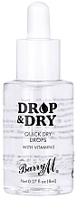 Düfte, Parfümerie und Kosmetik Schnell trocknende Nageltropfen - Barry M Drop & Dry Quick Dry Nail Drops