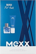 Düfte, Parfümerie und Kosmetik Mexx Man Gift Set - Duftset (Eau de Toilette 30ml + Duschgel 50ml) 