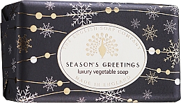 Luxusseife Seasons Greetings - The English Soap Company Seasons Greetings Christmas Soap — Bild N1