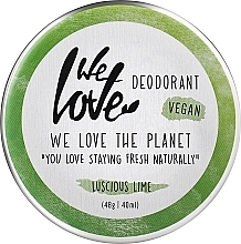 Düfte, Parfümerie und Kosmetik Natürliche Deo-Creme Luscious Lime - We Love The Planet Deodorant Luscious Lime