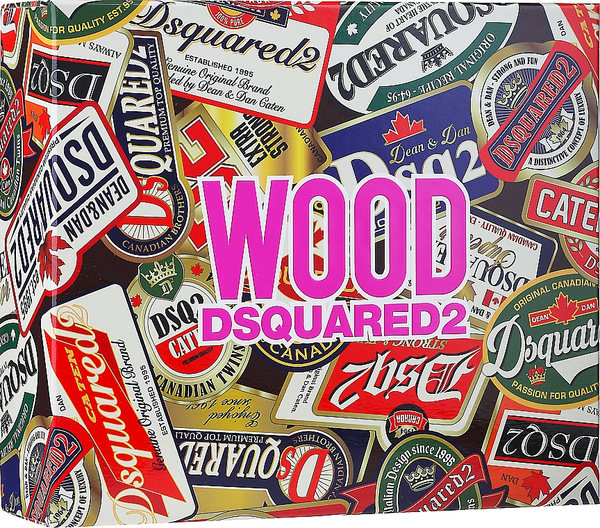 Dsquared2 Wood Pour Femme - Duftset (Eau de Toilette 50ml + Duschgel 50ml + Körperlotion 50ml) — Bild N1