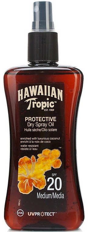 Trockenes Bräunungsöl mit Kokosöl - Hawaiian Tropic Protective Dry Oil SPF 20