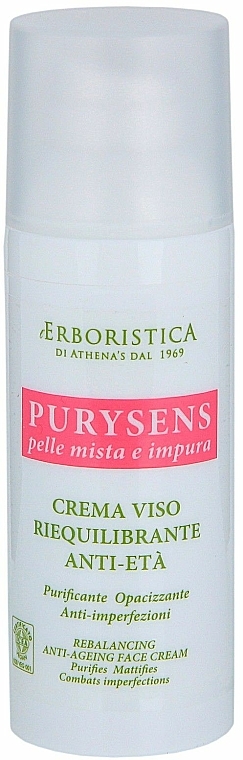 Ausgleichende Anti-Aging Gesichtscreme - Athena's Erboristica Purysens Rebalancing Anti-Ageing Face Cream — Bild N2