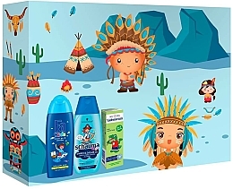 Düfte, Parfümerie und Kosmetik Körperpflegeset für Kinder - Fa Kids Boy Premium (Shampoo 250ml + Duschgel 250ml + Zahnpasta 50ml)