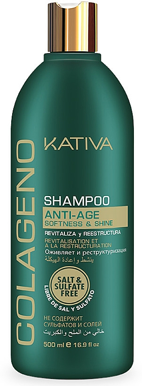 Regenerierendes Shampoo mit Kollagen - Kativa Colageno Shampoo — Foto N1