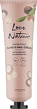 Schützende Hand- und Nagelcreme mit Macadamiaöl - Oriflame Love Nature Caring Hand & Nail Cream With Organic Macadamia Oil — Bild N3