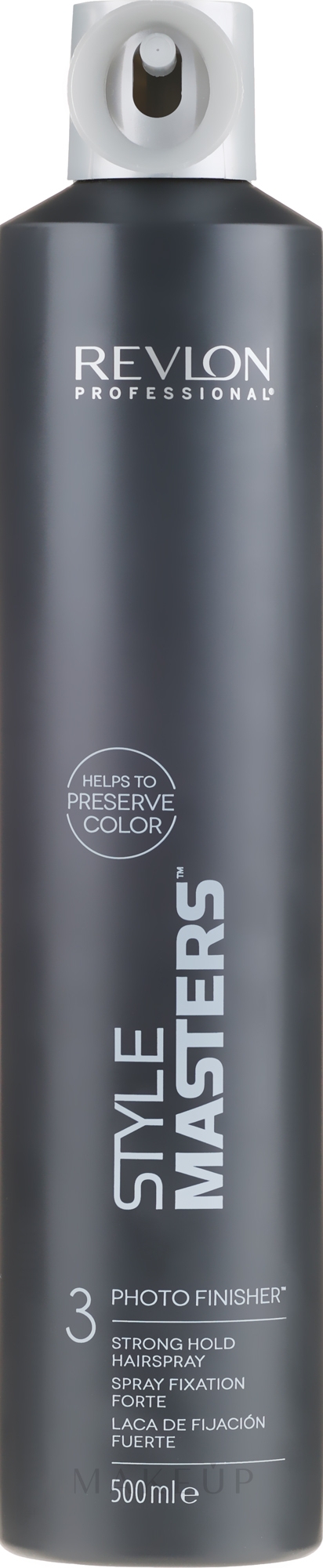 Haarspray Starker Halt - Revlon Professional Style Masters Photo Finisher Hairspray-3 — Foto 500 ml