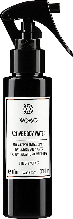 Aktives Wasser für den Körper Ingwer und Vetiver - Womo Active Body Water Ginger & Vetiver — Bild N1