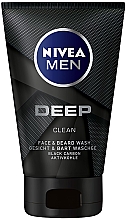 Düfte, Parfümerie und Kosmetik Gesichtsreinigungsgel - Nivea Men Cleaning Wash Gel Deep