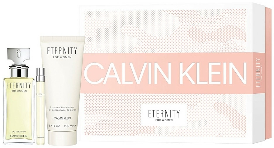 Calvin Klein Eternity For Woman - Duftset (Eau de Parfum 100ml + Eau de Parfum Mini 10ml + Körperlotion 200ml)