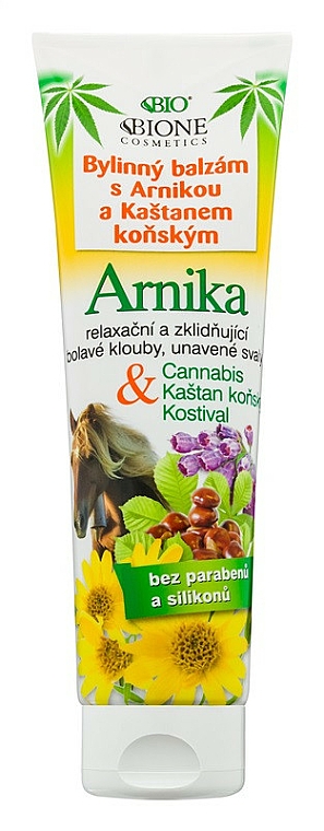 Fußbalsam - Bione Cosmetics Cannabis Arnika Herbal Ointment With Horse Chestnut — Bild N1
