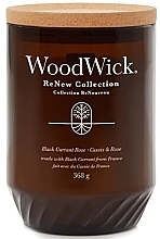Duftkerze im Glas - Woodwick ReNew Collection Black Currant & Rose Jar Candle — Bild N1