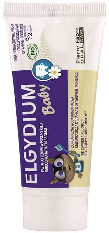 Zahnpasta für Kinder von 6 Monaten bis 2 Jahren mit Kamillenwasser - Elgydium Baby Toothpaste — Bild N3
