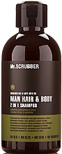 Düfte, Parfümerie und Kosmetik Herrenshampoo für Haare und Körper mit Cannabisöl und Rapsöl - Mr.Scrubber Solid Man Hair&Body Shampoo 2 In 1