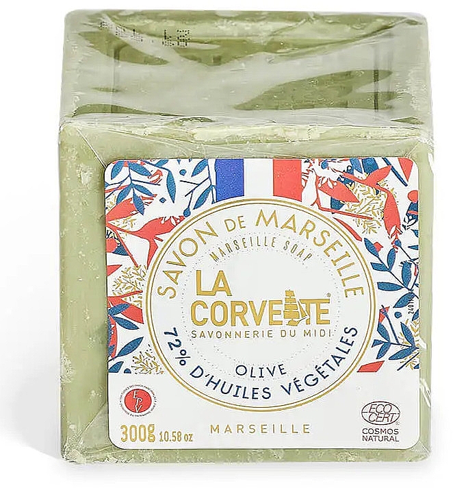 Traditionelle Marseiller Seife - La Corvette Cube Olive 72% Soap Limited Edition — Bild N3