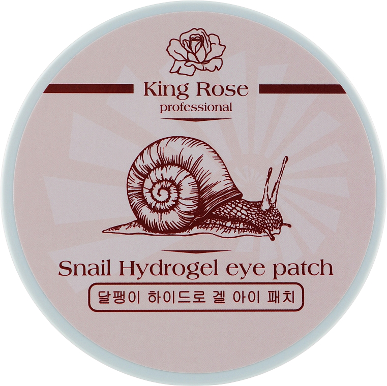 Anti-Falten Hydrogel-Augenpatches mit Schneckenschleimextrakt - King Rose Snail Hydrogel Eye Patch — Bild N1