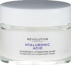 Nachtmaske für das Gesicht mit Hyaluronsäure - Makeup Revolution Skincare Hyaluronic Acid Overnight Hydrating Face Mask — Bild N2
