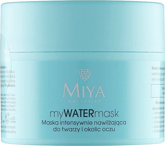 Intensiv feuchtigkeitsspendende Gesichts- und Augenmaske - Miya Cosmetics myWATERmask  — Bild N1