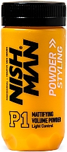 Mattierender Haarstylingpuder für mehr Volumen mit starkem Halt - Nishman Styling Powder — Bild N1