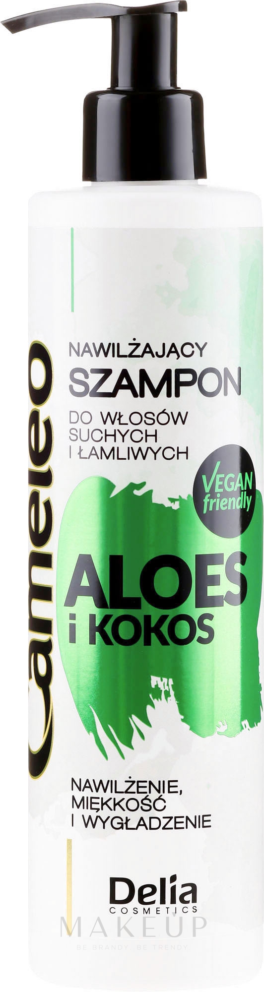 Feuchtigkeitsspendendes Shampoo für trockenes und brüchiges Haar - Delia Cameleo Aloe And Coconut Moisturizing Shampoo — Bild 250 ml