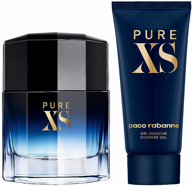 Paco Rabanne Pure XS Gift Set - Duftset (Eau de Toilette/50ml + Duschgel/100ml) — Bild N3